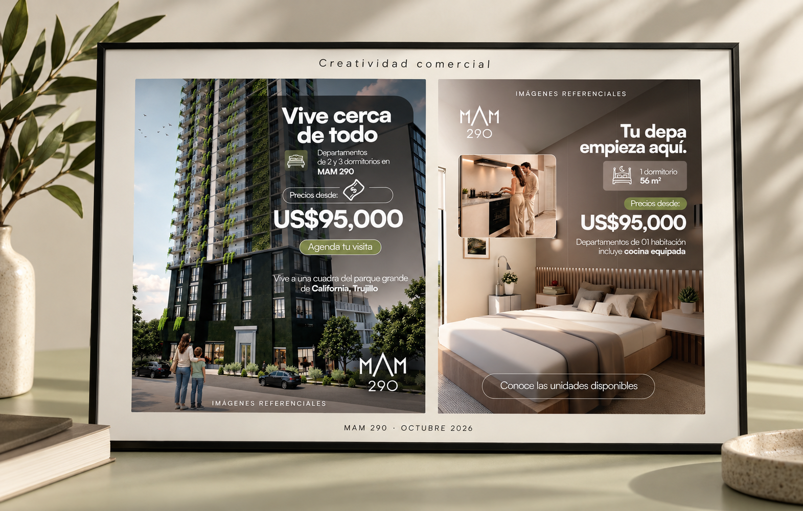 Presentación de las piezas comerciales de octubre de MAM 290