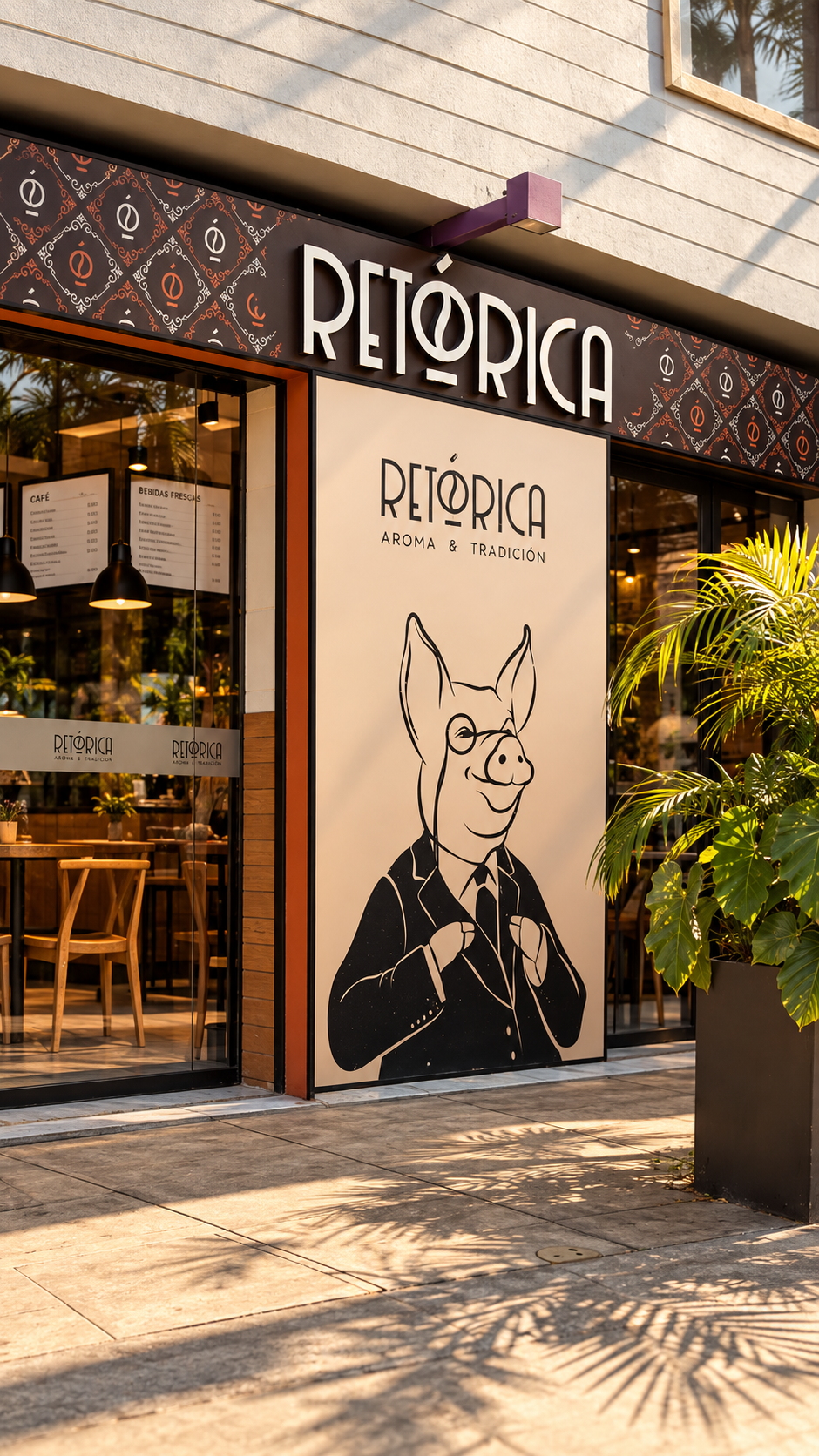 Entrada de Retórica con perro ilustrado
