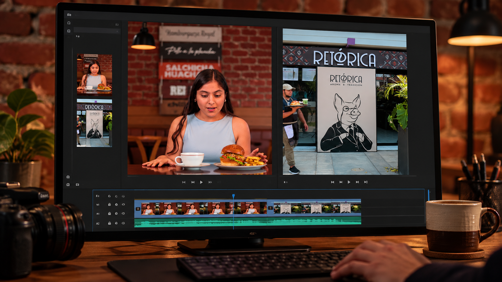 Reel de Retórica Café en edición