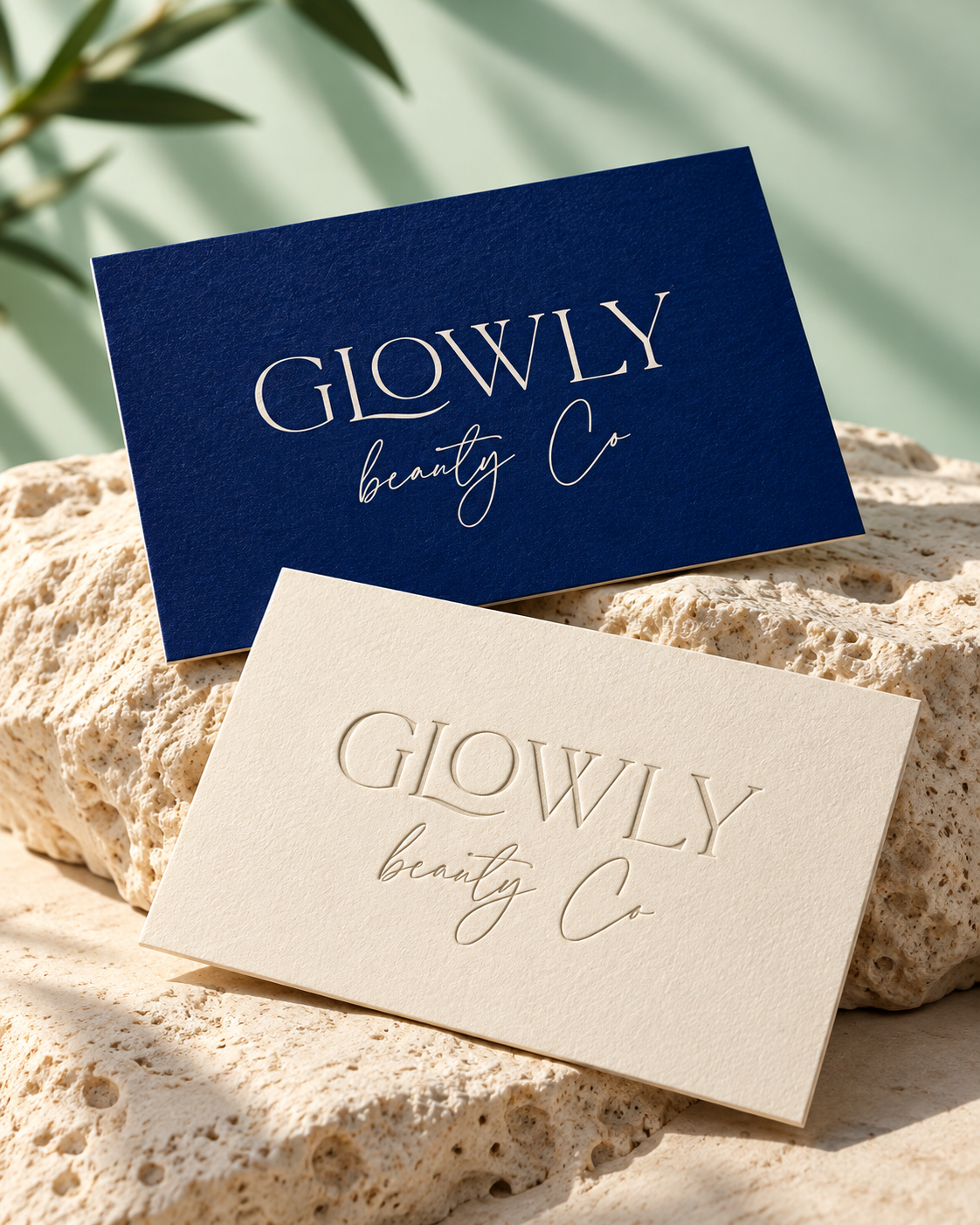 Tarjetas de marca Glowly