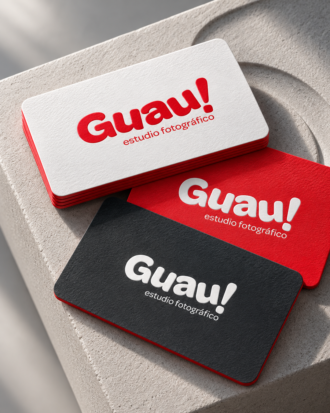 Tarjetas corporativas de Guau!