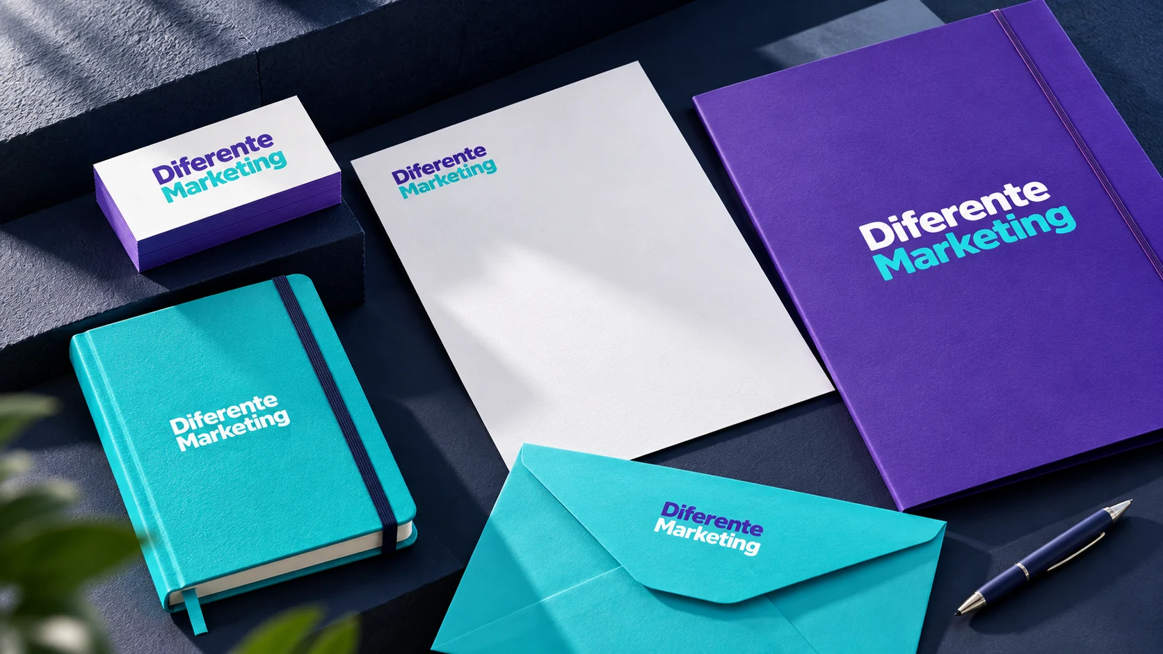 Materiales de marca para presentar productos