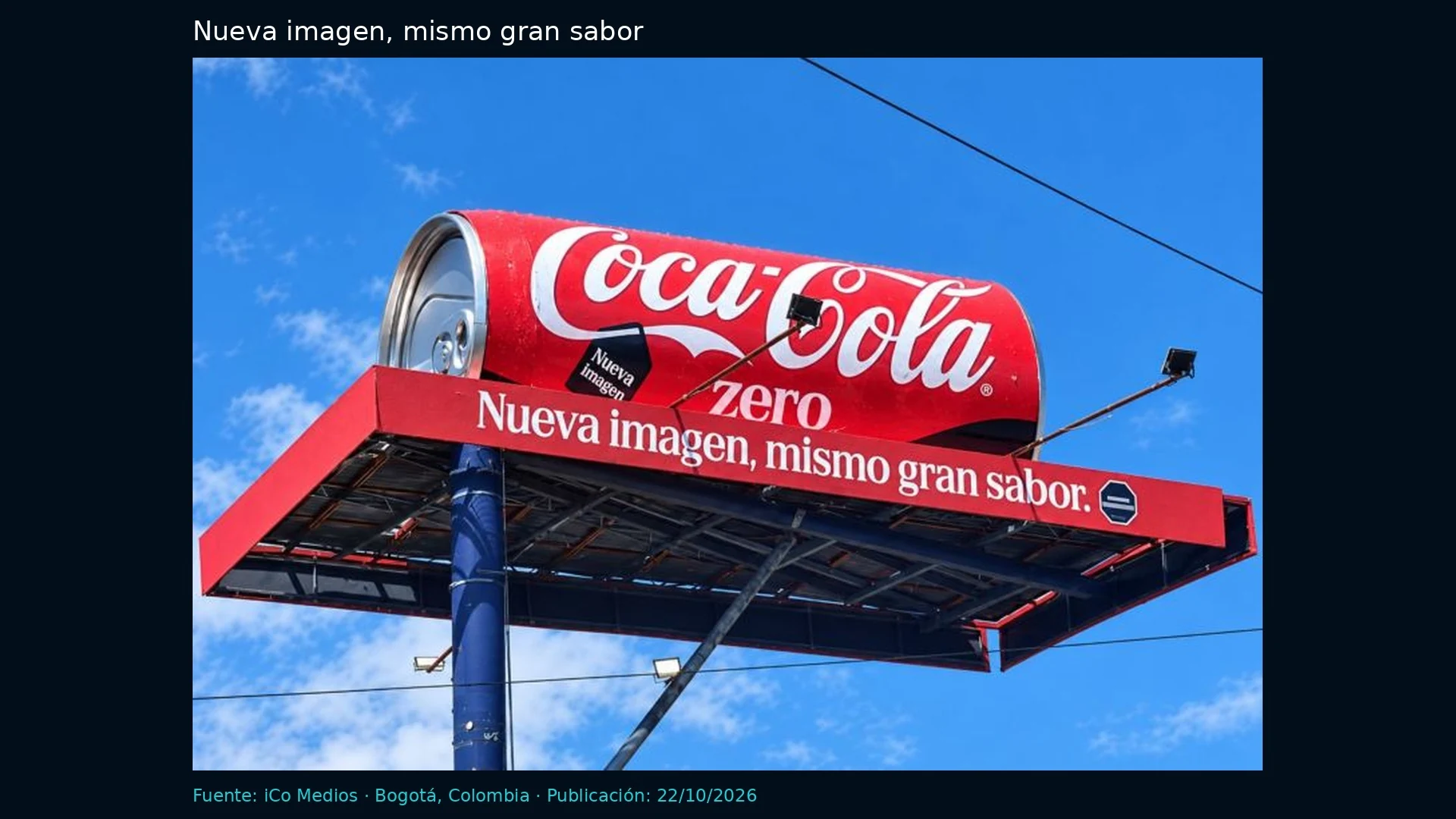 Detalle del envase y del mensaje que acompaña el cambio de imagen.