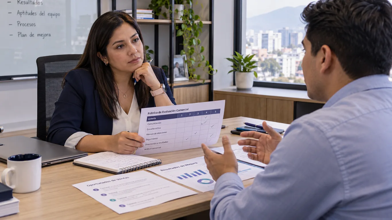 Auditoría de ventas en entrevista